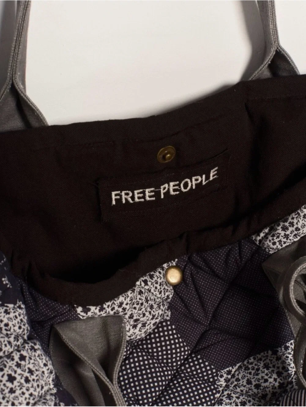 NWT Free People Pippa Patchwork Tote